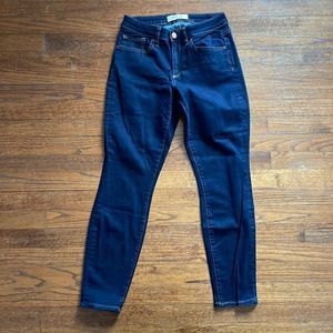 Gap 28 Dark Wash Curvy True Skinny Jeans